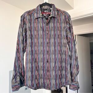 Robert Graham Funky Colorful Button Down- Size L